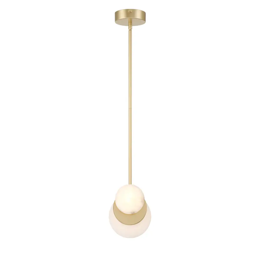 Zill 2-Light LED Pendant in Lily Gold - Image 5