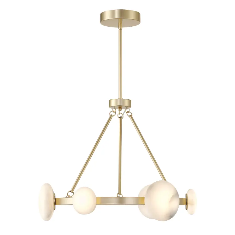 Zill 6-Light Chandelier in Lily Gold - Image 5