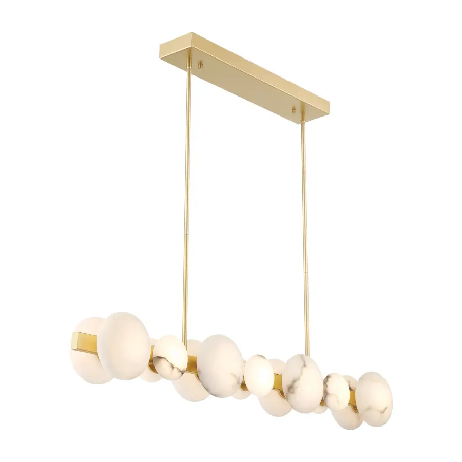 Zill 14-Light LED Island Chandelier in Lily Gold - Image 4