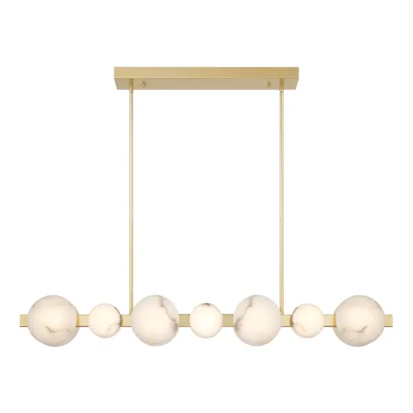 Zill 14-Light LED Island Chandelier in Lily Gold - Image 5