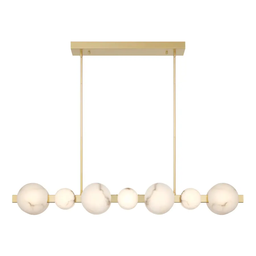 Zill 14-Light LED Island Chandelier in Lily Gold - Image 5