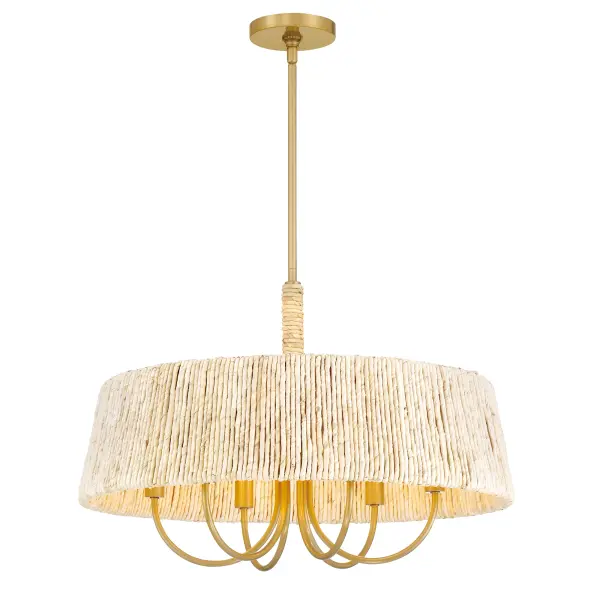 Hellia 24" 6-Light Pendant in Legacy Brass - Image 8