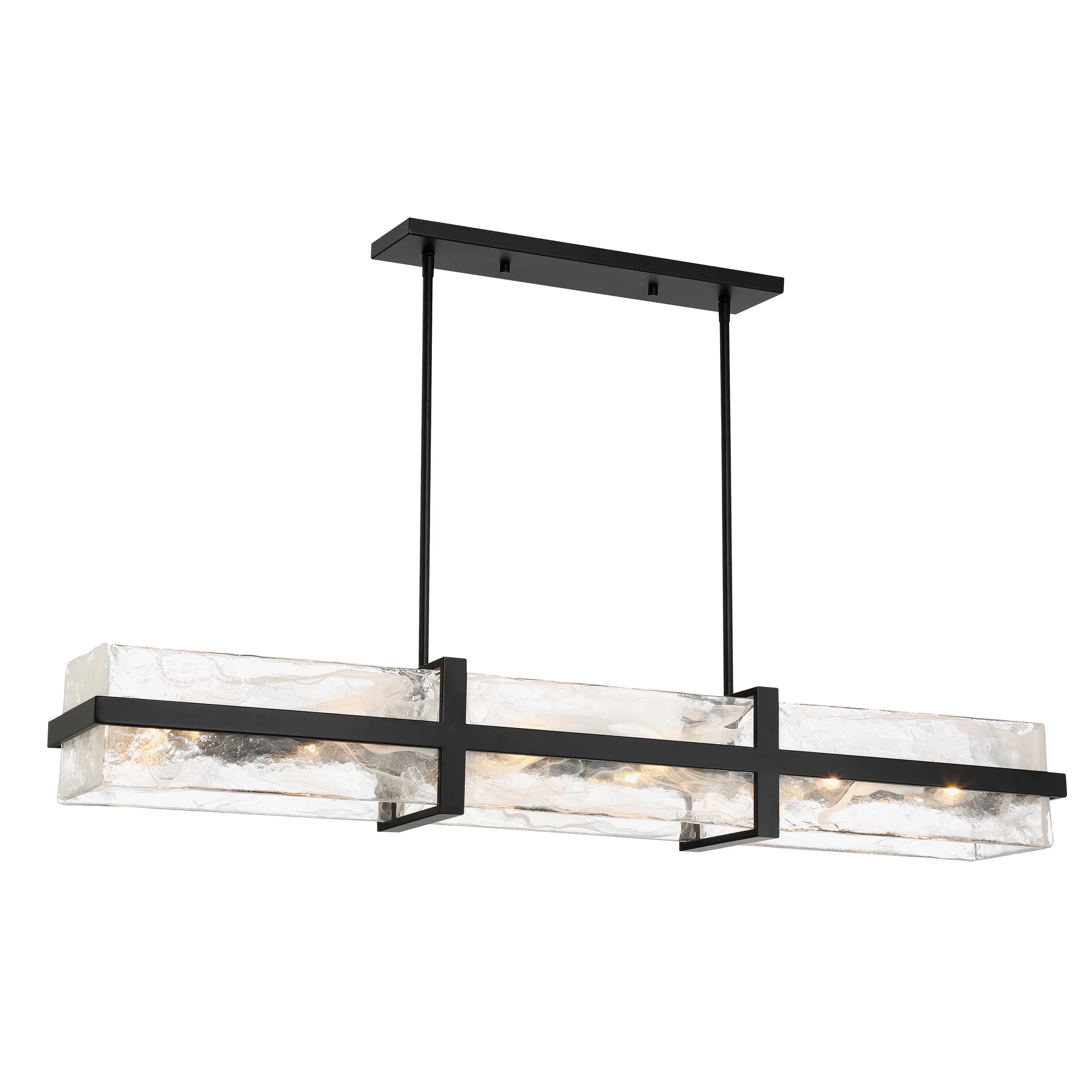 Cloud Break 48" Island Chandelier - 12 Light