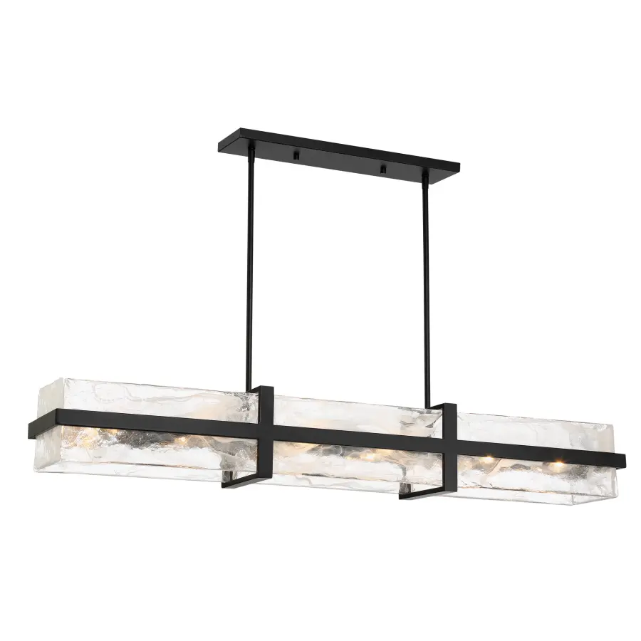 Cloud Break 48" Island Chandelier - 12 Light - Image 1