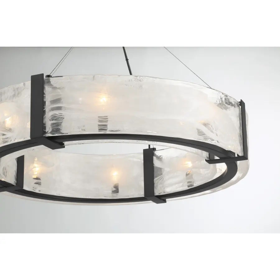 Cloud Break 8-Light Pendant in Coal Black - Image 2