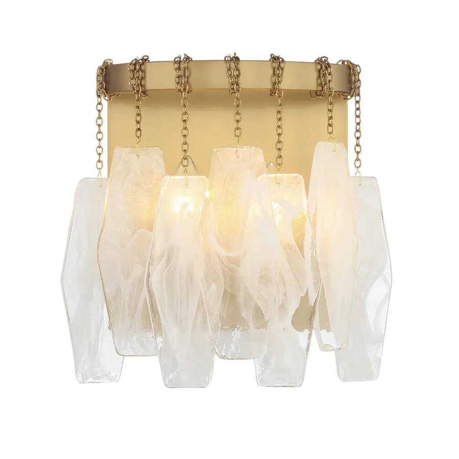 Willow 2-Light Wall Sconce in Legacy Brass - Image 1