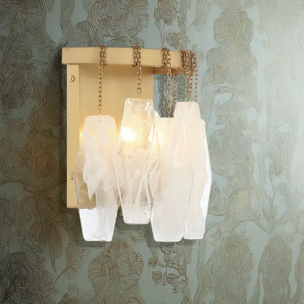 Willow 2-Light Wall Sconce in Legacy Brass - Image 3