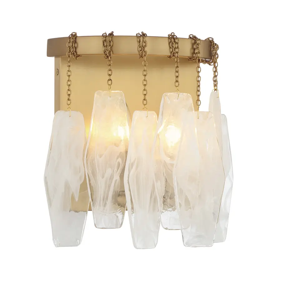 Willow 2-Light Wall Sconce in Legacy Brass - Image 6