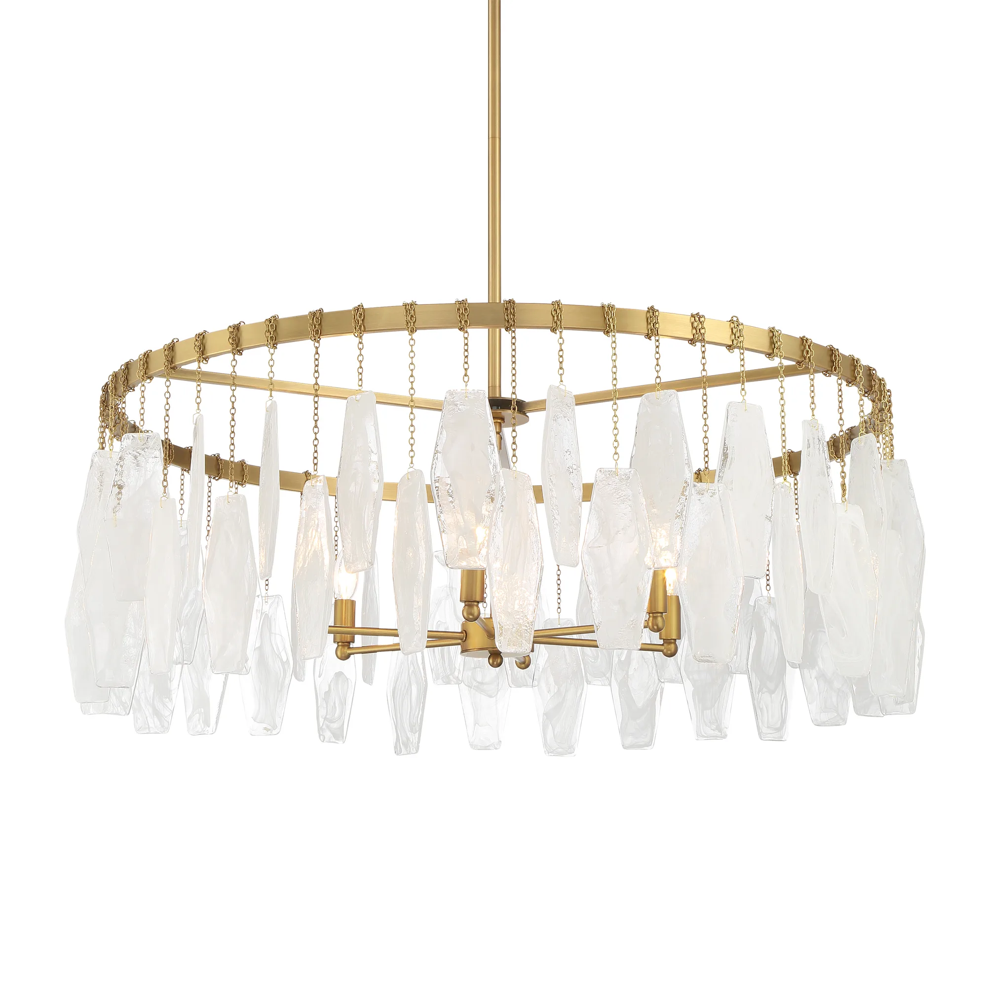 Willow 6-Light Pendant in Legacy Brass