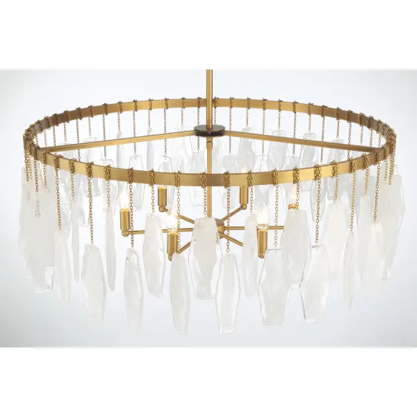 Willow 6-Light Pendant in Legacy Brass - Image 8
