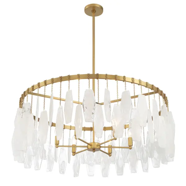 Willow 6-Light Pendant in Legacy Brass - Image 9