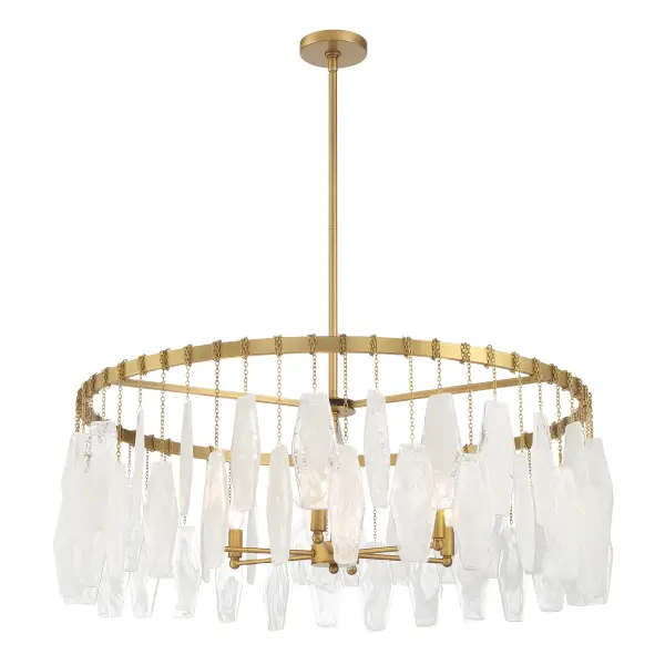 Willow 6-Light Pendant in Legacy Brass - Image 10