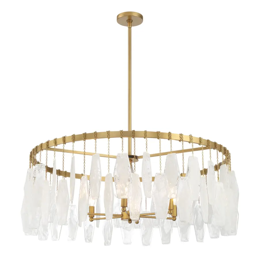 Willow 6-Light Pendant in Legacy Brass - Image 10