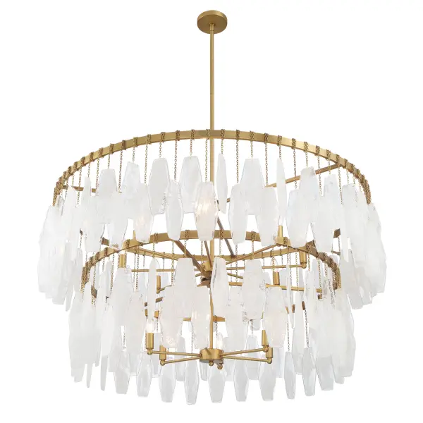 Willow 45" 14-Light Pendant in Legacy Brass - Image 3