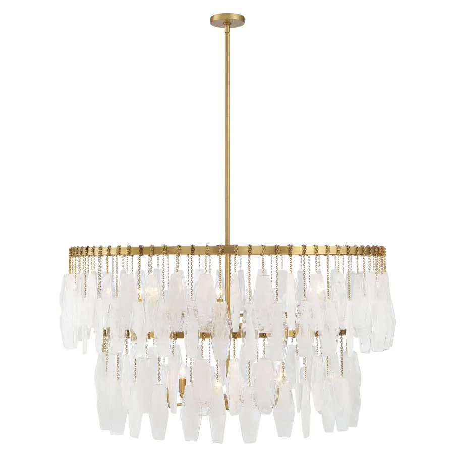 Willow 45" 14-Light Pendant in Legacy Brass - Image 5