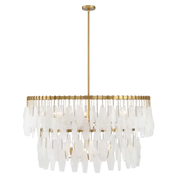 Willow 45" 14-Light Pendant in Legacy Brass - Image 6
