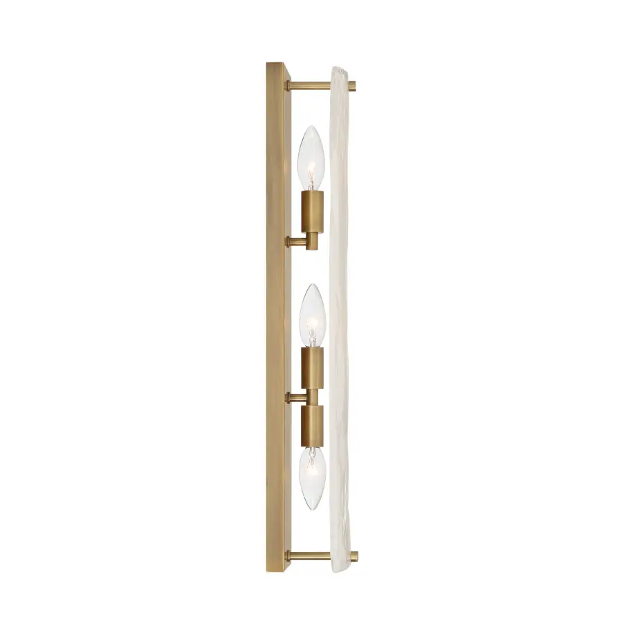 Veil 22.25" 3-Light Vanity in Legacy Brass - Image 5