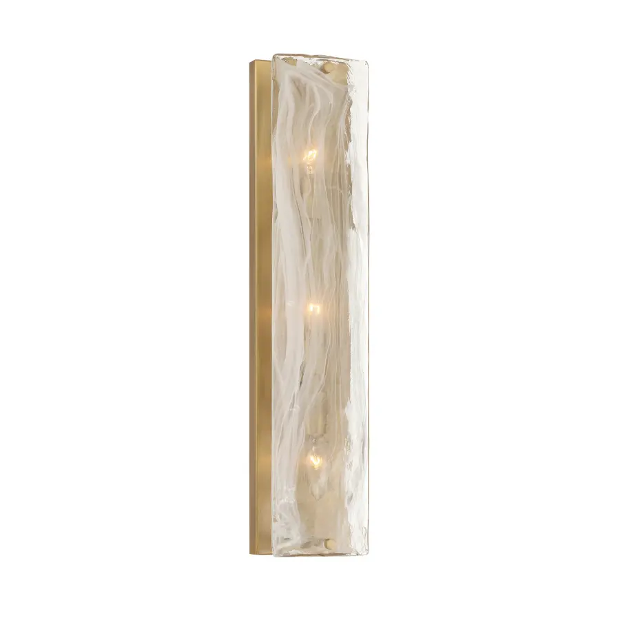 Veil 22.25" 3-Light Vanity in Legacy Brass - Image 6