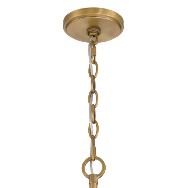Veil 16" 6-Light Pendant in Legacy Brass - Image 6