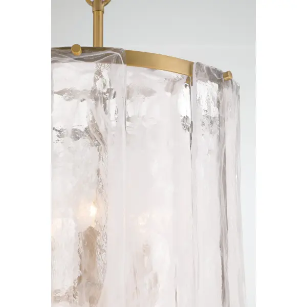 Veil 16" 6-Light Pendant in Legacy Brass - Image 7