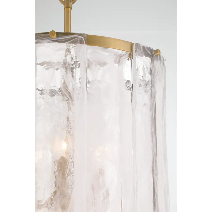 Veil 16" 6-Light Pendant in Legacy Brass - Image 7