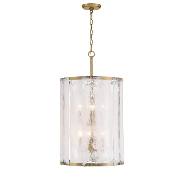 Veil 16" 6-Light Pendant in Legacy Brass - Image 10