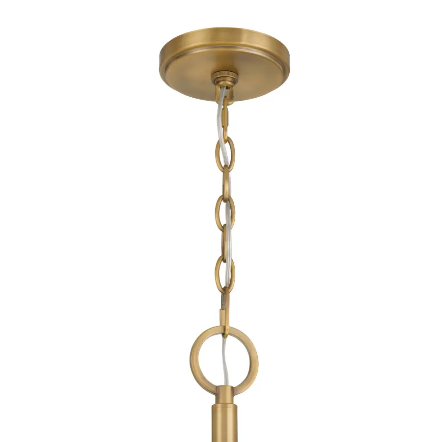 Veil 36" 10-Light Pendant in Legacy Brass - Image 6