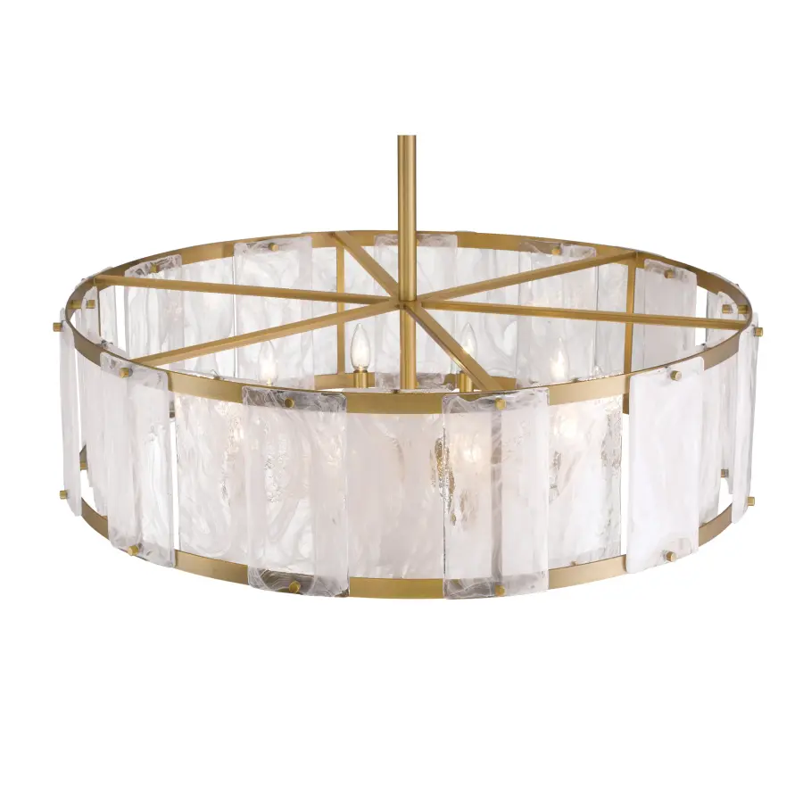 Veil 36" 10-Light Pendant in Legacy Brass - Image 7