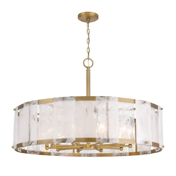 Veil 36" 10-Light Pendant in Legacy Brass - Image 9