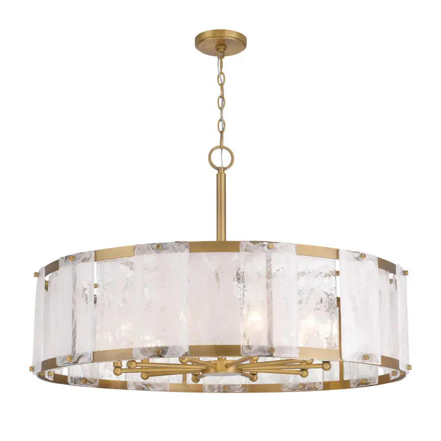 Veil 36" 10-Light Pendant in Legacy Brass - Image 9