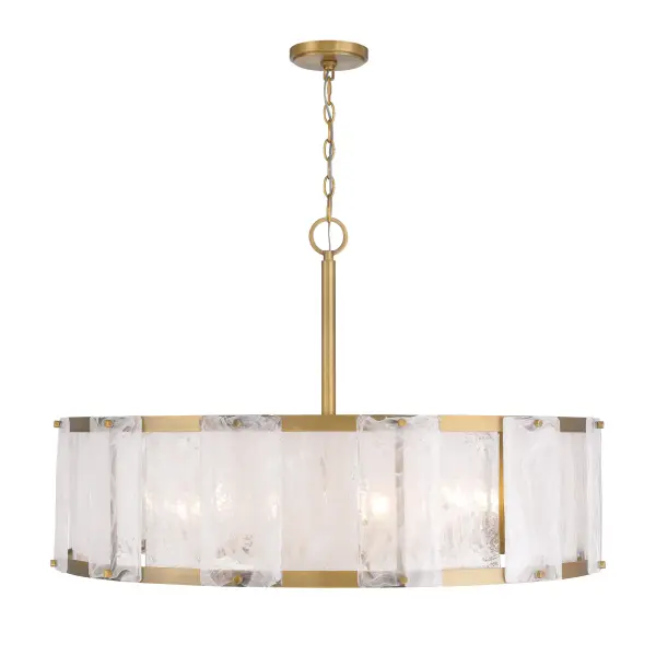Veil 36" 10-Light Pendant in Legacy Brass - Image 10