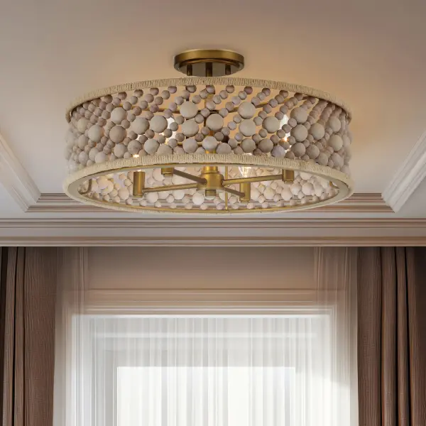 Horsmore 20.25" 4-Light Semi Flush Mount - Image 2
