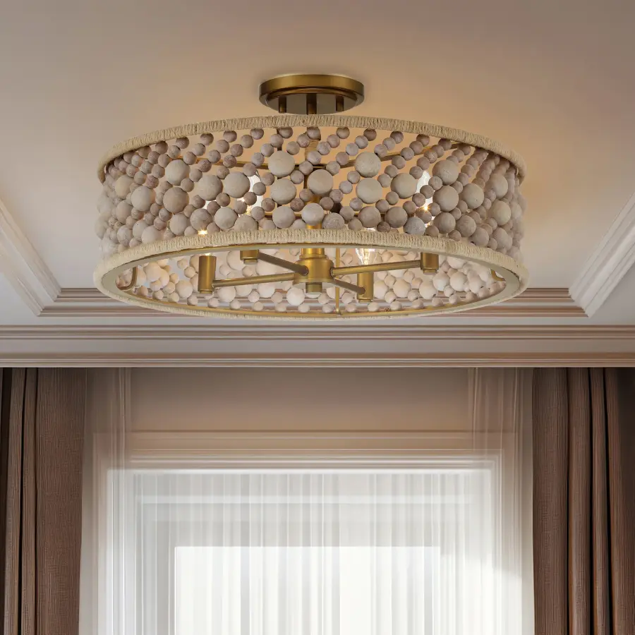 Horsmore 20.25" 4-Light Semi Flush Mount - Image 2