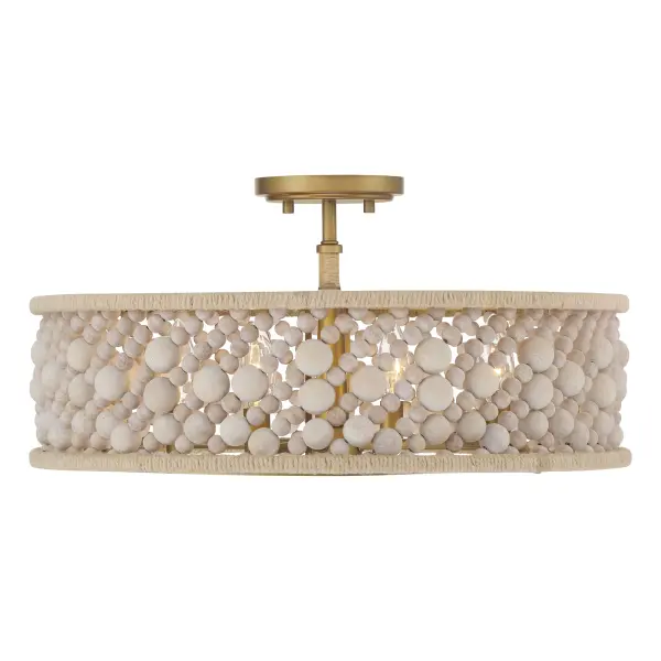 Horsmore 20.25" 4-Light Semi Flush Mount - Image 6