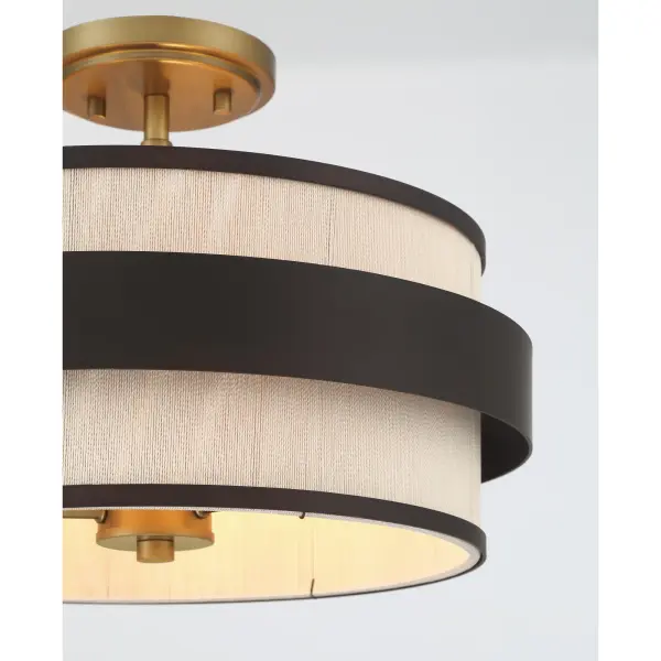 Harbor Wrap 16" 3-Light Semi Flush Mount - Image 4