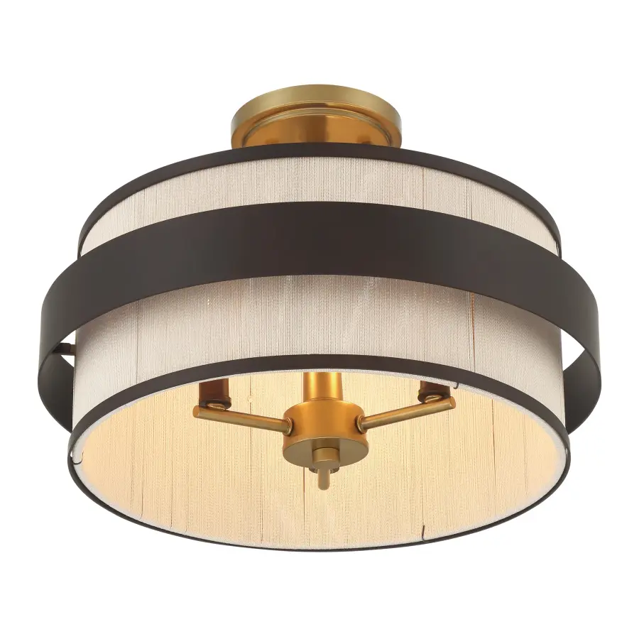 Harbor Wrap 16" 3-Light Semi Flush Mount - Image 5