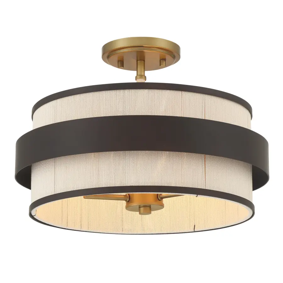 Harbor Wrap 16" 3-Light Semi Flush Mount - Image 6