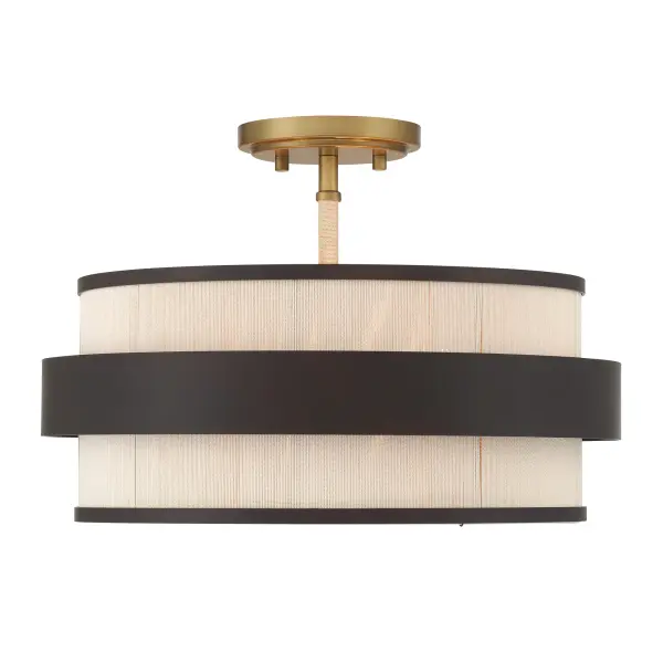 Harbor Wrap 16" 3-Light Semi Flush Mount - Image 7