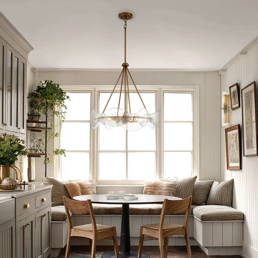 Elora 24" 6-Light Pendant in Legacy Brass - Image 5