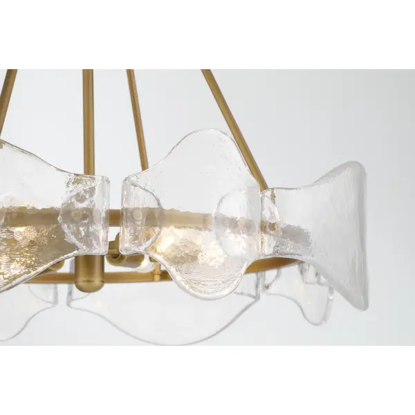 Elora 24" 6-Light Pendant in Legacy Brass - Image 7