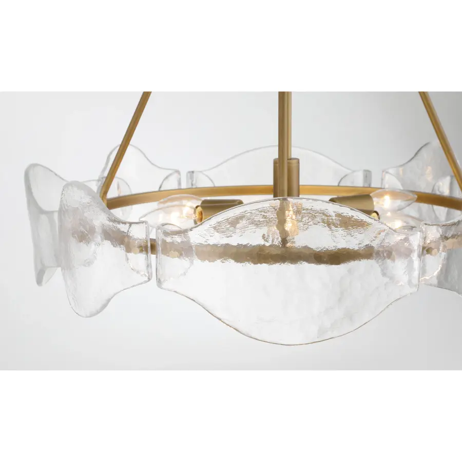 Elora 24" 6-Light Pendant in Legacy Brass - Image 8