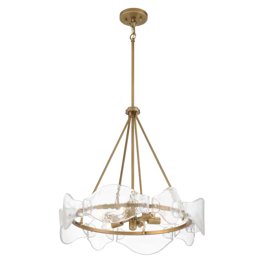Elora 24" 6-Light Pendant in Legacy Brass - Image 9