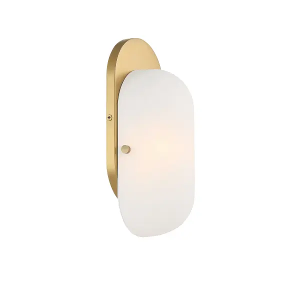 The Heathcote vanity light combines contemporary styling with practical functionality. Its compact 4.5" width makes it ideal for smaller bathrooms or powder rooms, while ADA compliance ensures accessibility. - alternate view