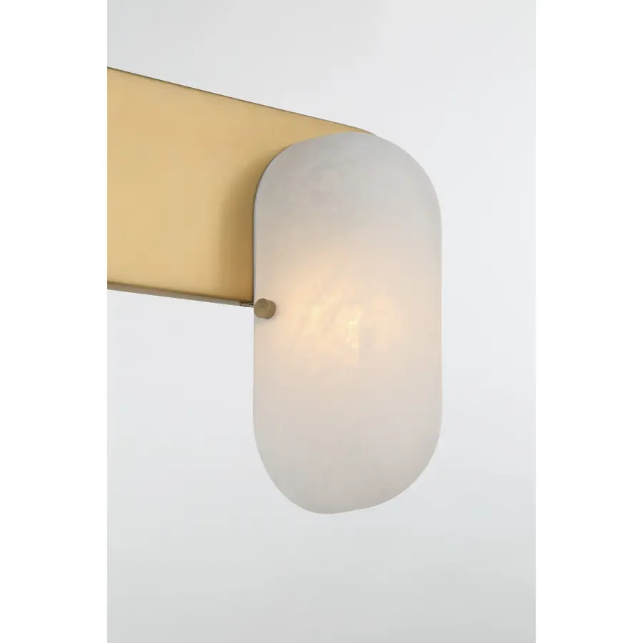 Heathcote 16" 2-Light Vanity in Legacy Brass - Image 2