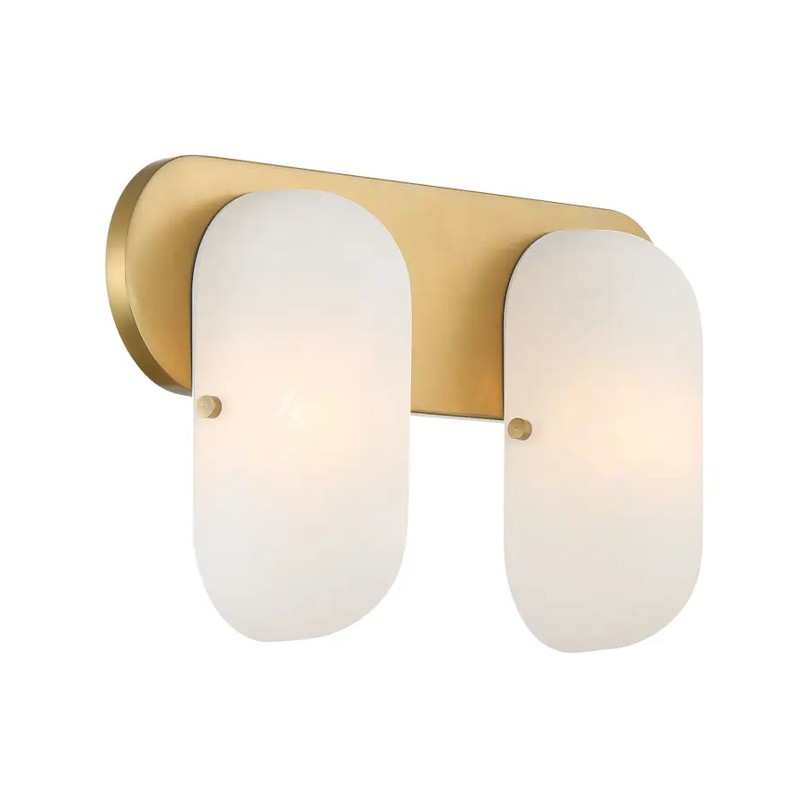 Heathcote 16" 2-Light Vanity in Legacy Brass - Image 4