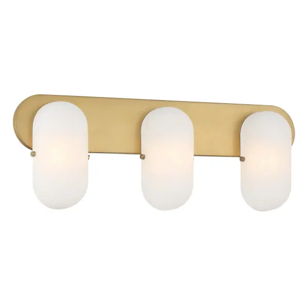 Heathcote 24" 3-Light Vanity in Legacy Brass - Image 1
