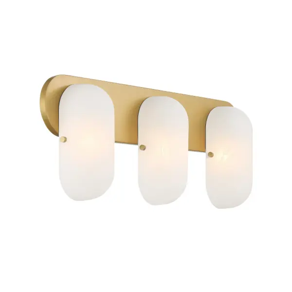 Heathcote 24" 3-Light Vanity in Legacy Brass - Image 3