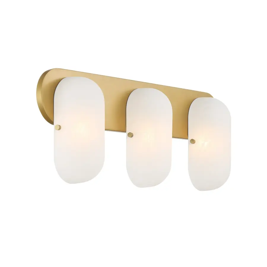 Heathcote 24" 3-Light Vanity in Legacy Brass - Image 3