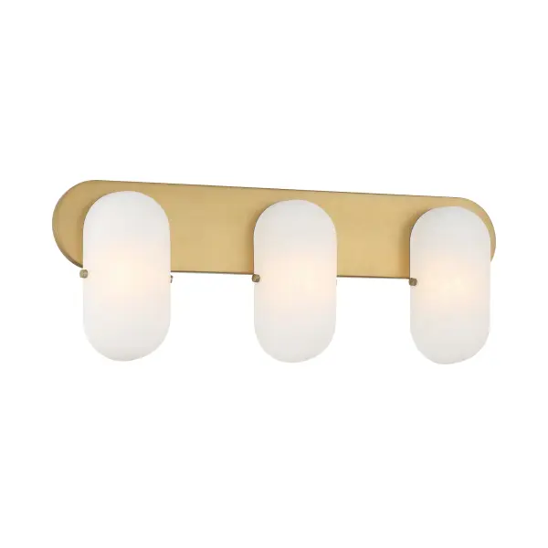 Heathcote 24" 3-Light Vanity in Legacy Brass - Image 4