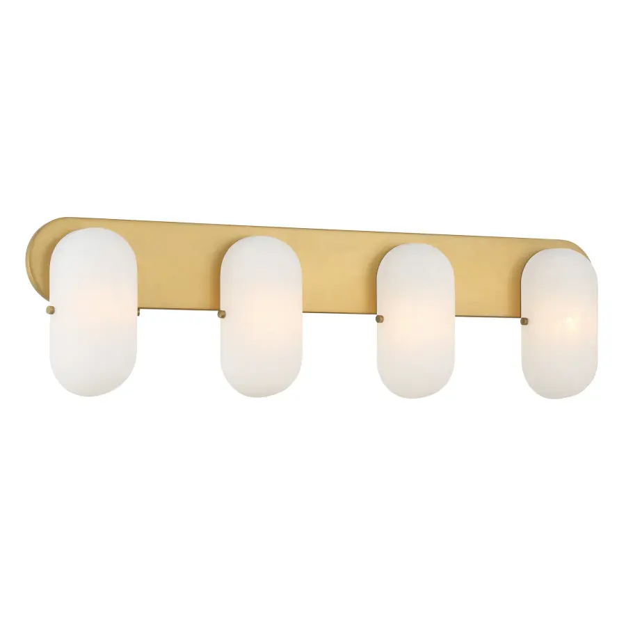 Heathcote 32" 4-Light Vanity in Legacy Brass - Image 1
